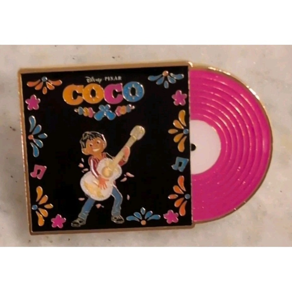 Loungefly Disney Pixar Records Blind Box Enamel Pin - Coco - Miguel - Opened